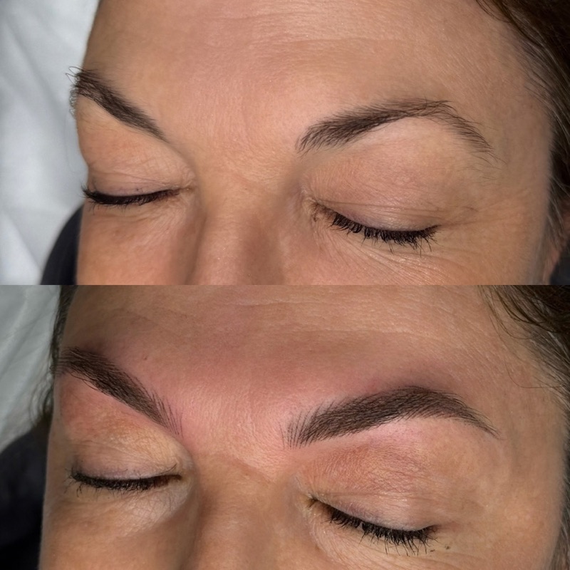 Nano Brows Vorher Nachher